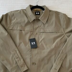 Under Armour Men's Khaki Shirt Jacket